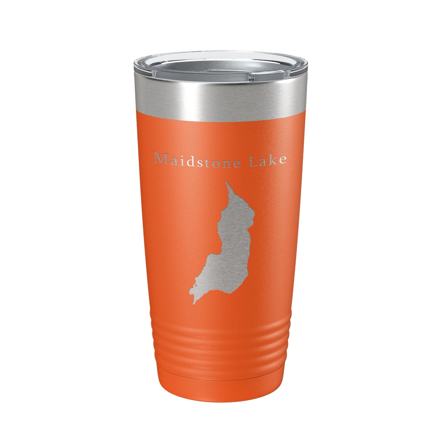 Maidstone Lake Map Tumbler Travel Mug Insulated Laser Engraved Coffee Cup Vermont 20 oz-17