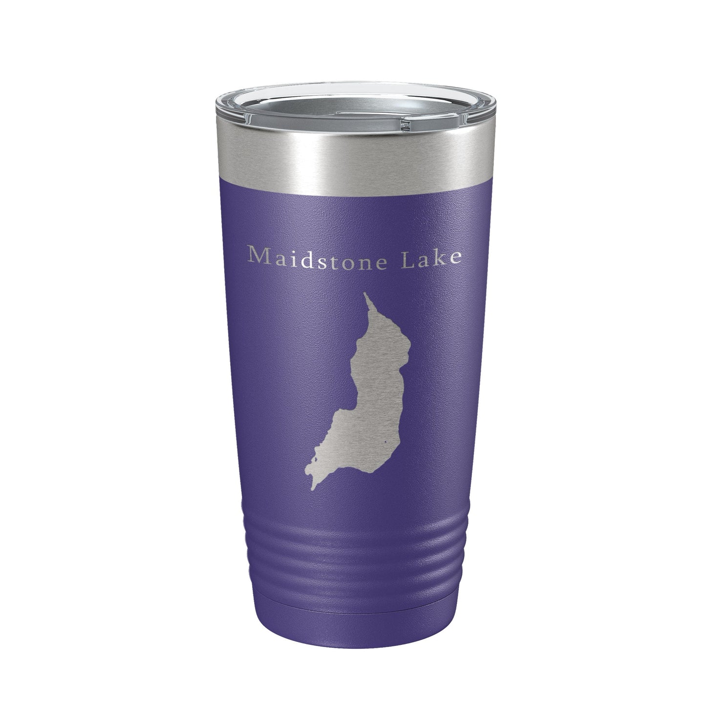 Maidstone Lake Map Tumbler Travel Mug Insulated Laser Engraved Coffee Cup Vermont 20 oz-15