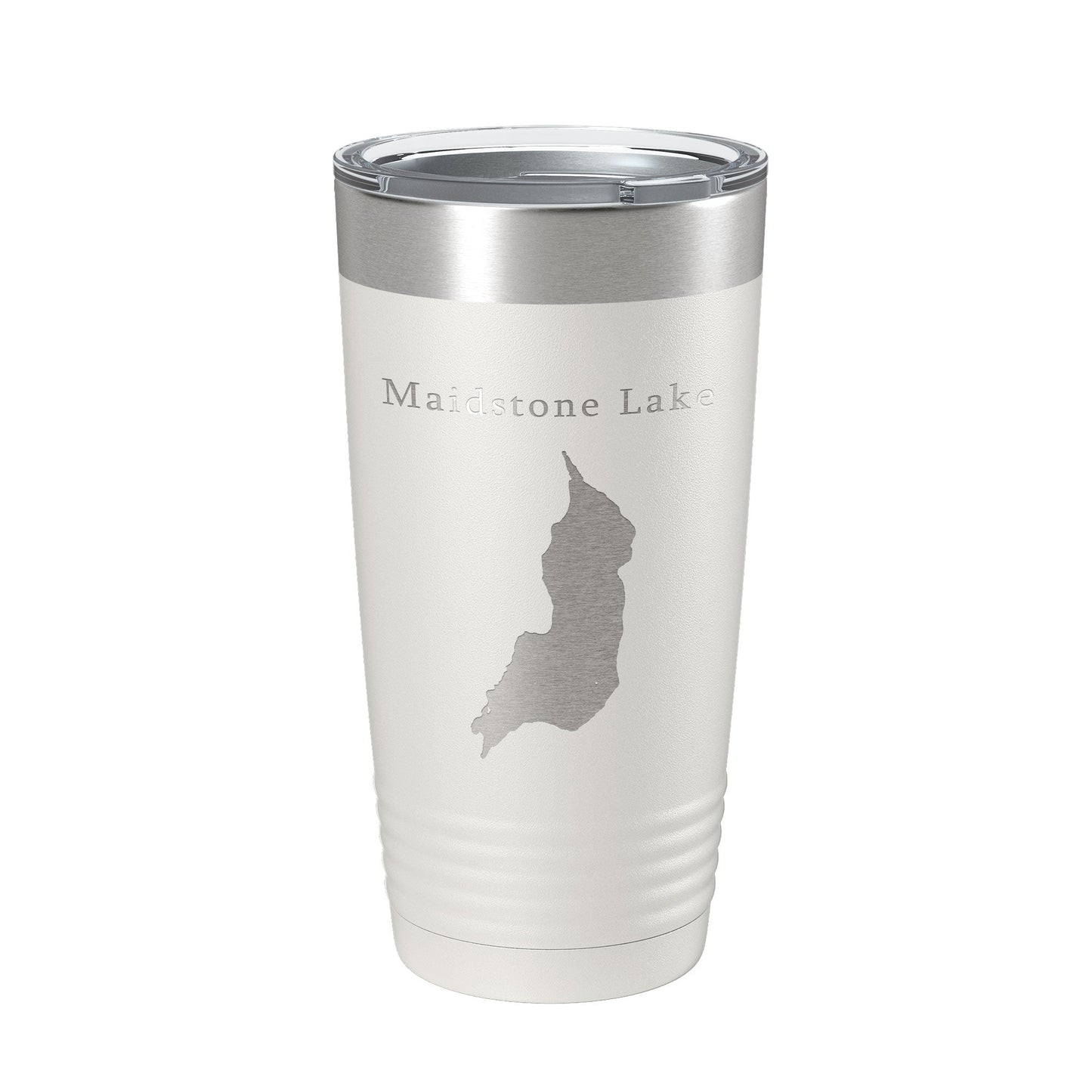Maidstone Lake Map Tumbler Travel Mug Insulated Laser Engraved Coffee Cup Vermont 20 oz-7