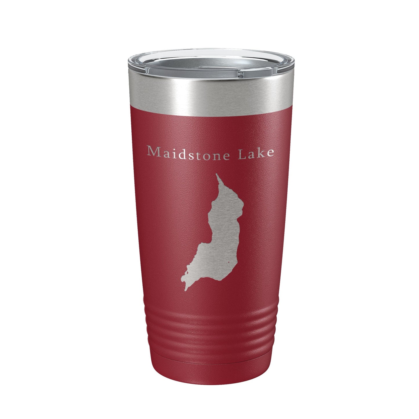 Maidstone Lake Map Tumbler Travel Mug Insulated Laser Engraved Coffee Cup Vermont 20 oz-18