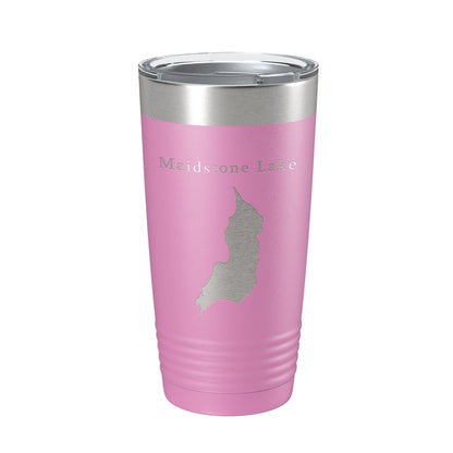 Maidstone Lake Map Tumbler Travel Mug Insulated Laser Engraved Coffee Cup Vermont 20 oz-14