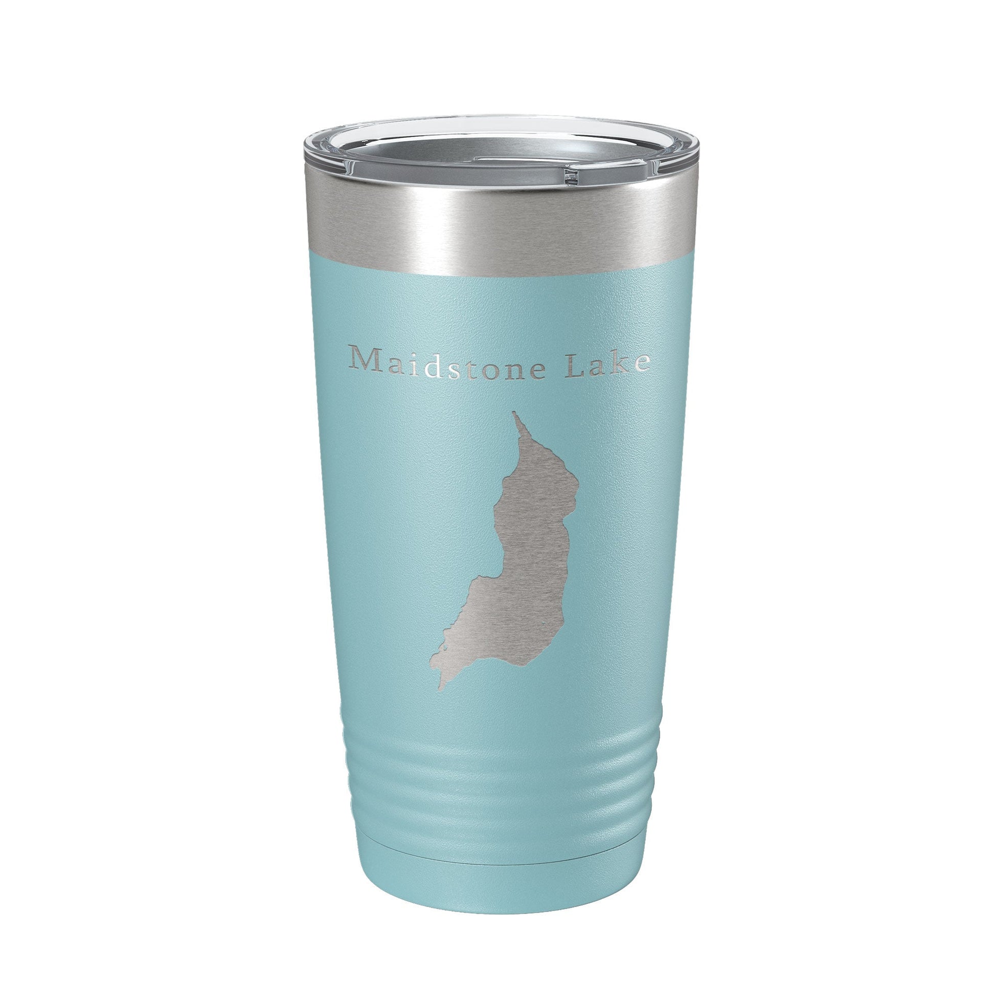 Maidstone Lake Map Tumbler Travel Mug Insulated Laser Engraved Coffee Cup Vermont 20 oz-13