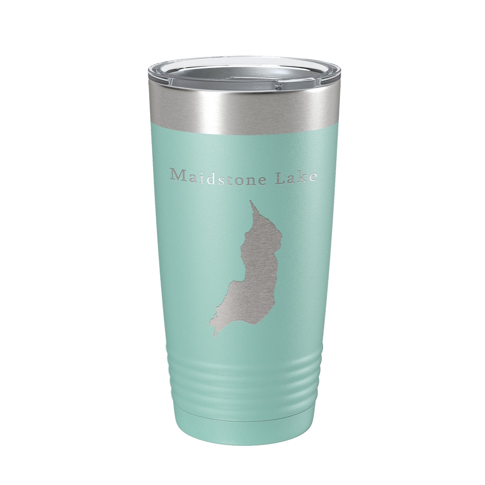 Maidstone Lake Map Tumbler Travel Mug Insulated Laser Engraved Coffee Cup Vermont 20 oz-12